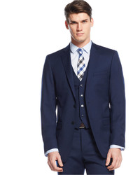 Calvin Klein X Navy Vested Slim Fit Suit