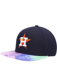 PRO STANDARD Navy Houston Astros Dip Dye Visor Snapback Hat At Nordstrom