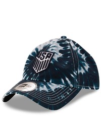 New Era Navy Usmnt Tie Dye Casual Classic 9twenty Adjustable Hat