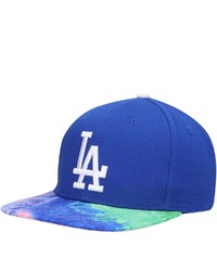 PRO STANDARD Royal Los Angeles Dodgers Dip Dye Visor Snapback Hat At Nordstrom