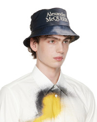 Alexander McQueen Gray Sky Bucket Hat