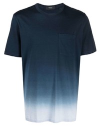 Theory Dip Dye Cotton T Shirt