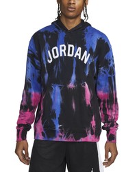 Jordan Tie Dye Graphic Hoodie In Medium Blue At Nordstrom
