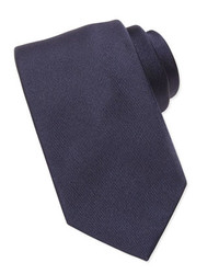 Brioni Silk Faille Tie Blue