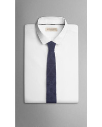 Burberry Jacquard Check Knitted Cotton Tie