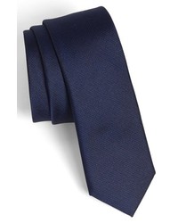 Calibrate Woven Silk Tie Navy Regular