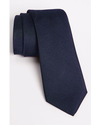 Calibrate Woven Silk Tie Navy X Long