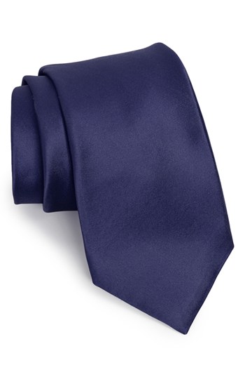 Nordstrom Woven Silk Tie Navy Regular, $49 | Nordstrom | Lookastic