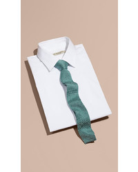 Burberry Slim Cut Knitted Silk Tie
