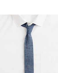 J.Crew The Hill Side Japanese Selvedge Chambray Tie