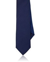 Title Of Work Title Of Work Fine Striped Faille Necktie Blue