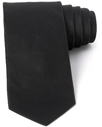 Saint Laurent Yves Satin Solid Skinny Tie