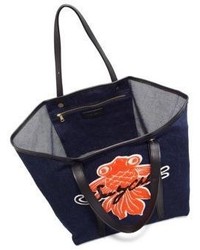 See by Chloe Andy Denim Fish Patch Tote