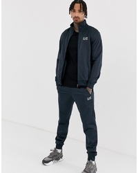 EA7 Tricot Logo Tracksuit In Navy