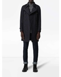 Burberry Archive Logo Lined Cotton Gabardine Trench Coat