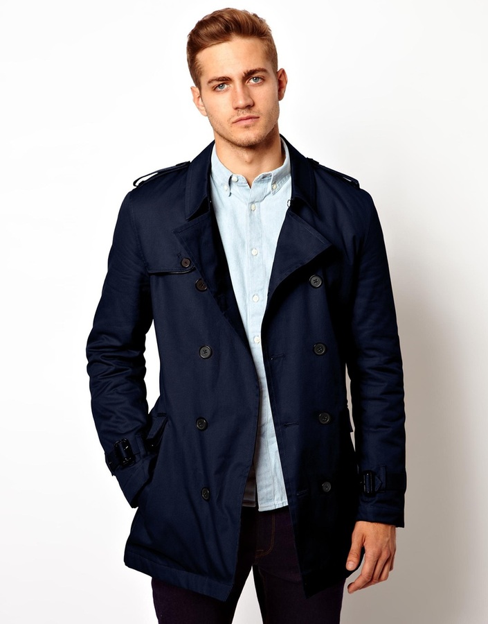 Asos Brand Belted Trench Coat, $126 | Asos | Lookastic.com