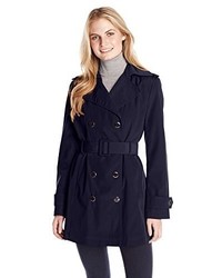 Calvin Klein Double Breasted Trench Coat With Belt
