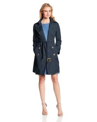 Coatology Water Resistant Double Breasted Trench Coat