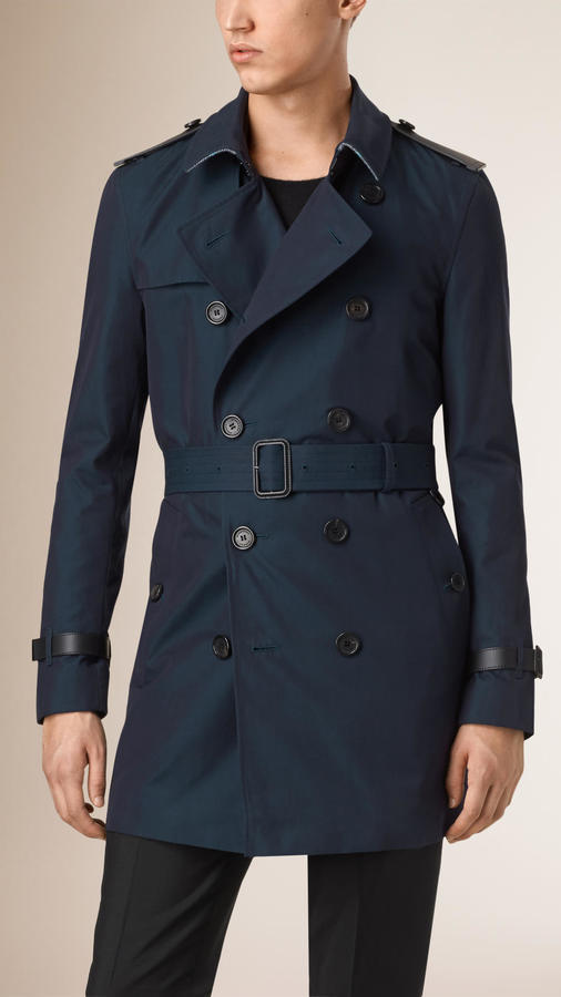 Burberry Cotton Gabardine Trench Coat With Warmer, $2,395 
