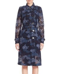 Burberry Dartford Double Breasted Lace Trench Coat