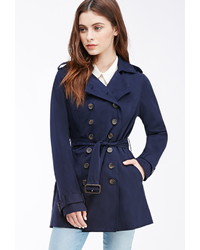 Forever 21 Double Breasted Trench Coat