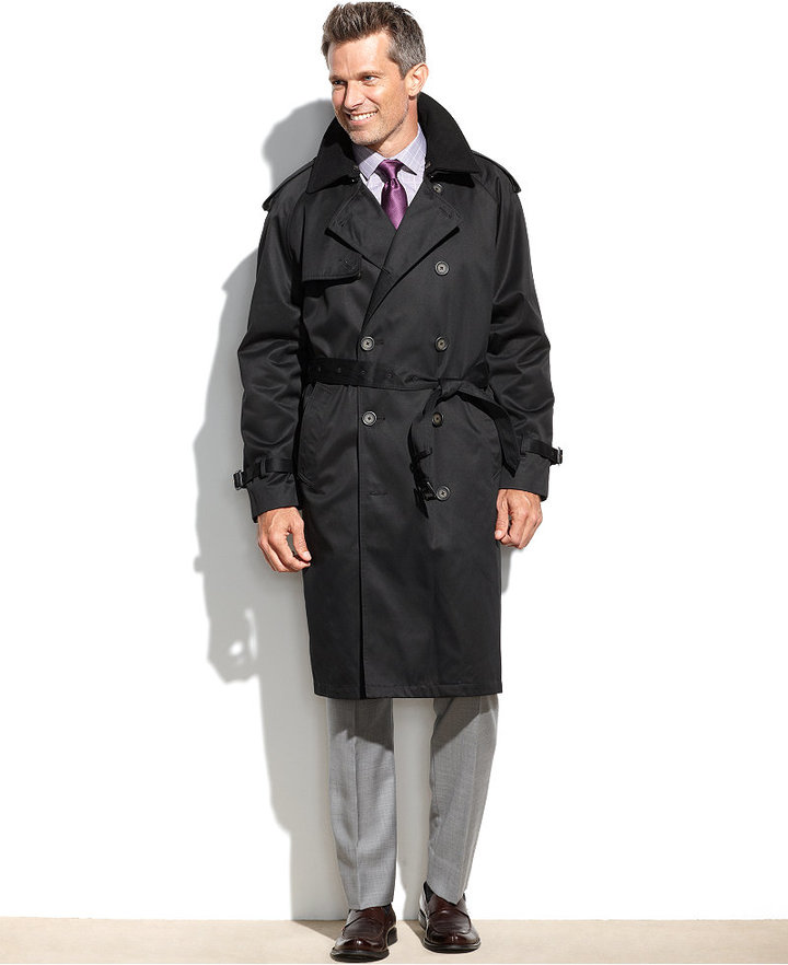 Lauren Ralph Lauren Edmond Belted Trench Coat, $495 | Macy's | Lookastic