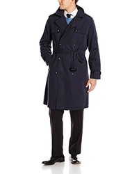 London Fog Plymouth Twill Belted Double Breasted Iconic Trench Coat