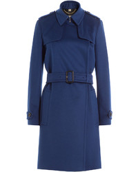 Burberry London Tempsford Wool Trench Coat With Cashmere