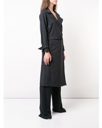 Michelle Mason Loose Flared Trench Coat