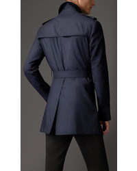 Burberry Mid Length Lightweight Cashmere Trench Coat