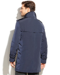 Tommy Hilfiger Rain Coat With Interior Fleece Trim Fit
