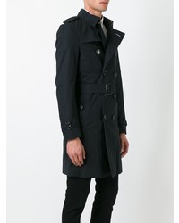 Burberry The Chelsea Long Trench Coat Blue