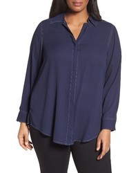 Foxcroft Plus Size Tunic Shirt