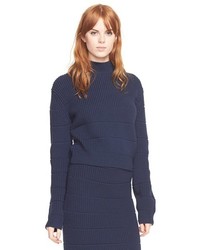 Marc by Marc Jacobs Compact Merino Wool Mock Neck Sweater
