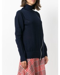 Sacai Diagonal Zip Sweater