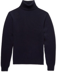 Ami Merino Wool Turtleneck Sweater