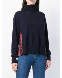 Sacai Pleated Back Roll Neck Sweater