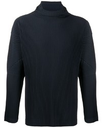 Homme Plissé Issey Miyake Pleated Roll Neck Shirt