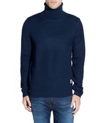 Bellfield Regular Fit Textured Knit Turtleneck Sweater