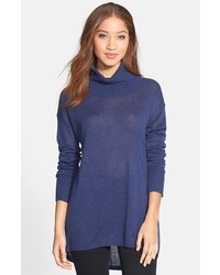 Halogen Relaxed Turtleneck Tunic Sweater
