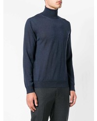 Canali Turtle Neck Fitted Sweater