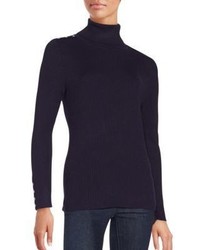 Calvin Klein Ribbed Long Sleeve Turtleneck Sweater