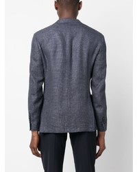 Lardini Single Breasted Tweed Blazer