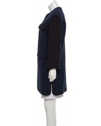 Chanel Colorblock Knee Length Coat