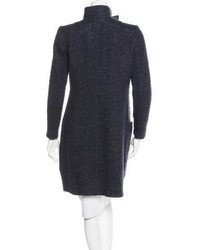 Rick Owens Wool Tweed Coat