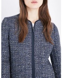 Armani Collezioni Metallic Tweed Woven Jacket