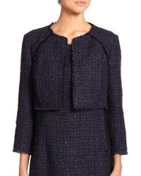 Kay Unger Paneled Tweed Jacket