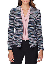 Tahari Asl Petite Multi Colored Tweed Jacket