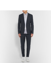 Acne Studios Navy Stan Slim Fit Cotton Twill Trousers