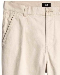H&M Pleat Front Chinos Relaxed Fit